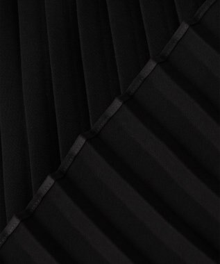 BEIGE， 【WEB限定】PERLE / プリーツブラウス Black