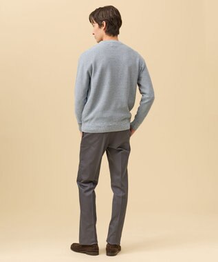 J.PRESS MEN ギマコットンカノコクルーネック ニット サックスブルー系