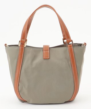 LA BAGAGERIE ひねり金具付きエレガンストート　SSサイズ グレージュ