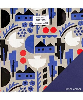 ROOTOTE 3614【ラミネート加工】EU.ウイズルー.ポーチ.ラミネート-U 01：バード