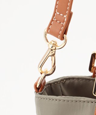 LA BAGAGERIE ひねり金具付きエレガンストート　SSサイズ グレージュ