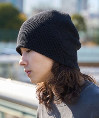 WEGO 【ユニセックス着用ITEM】2wayシングルニットワッチ ブラック