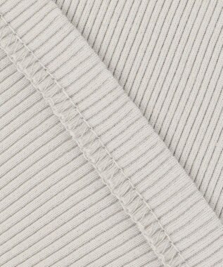 ICB 【洗える】オーガニックリブタンク ノースリーブ トープ系