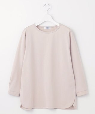 J.PRESS LADIES L 【吸水速乾】ベーシックジャージー カットソー ライトグレー系