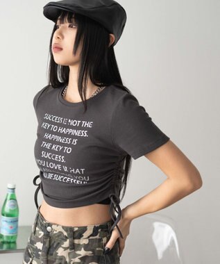 WEGO グラフィックサイドドロストリブちびT スミクロ