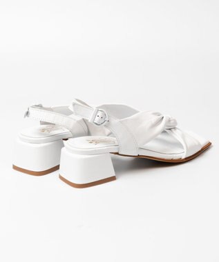 BONTRE 【BONTRE/ボントレ】ツイストヒールサンダル ホワイト