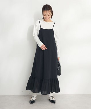 CRAFT STANDARD BOUTIQUE ティアードキャミワンピース Black