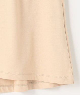 組曲 S 【洗える】バックパールフレアカットソー ベージュ系