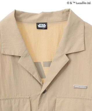 Green Parks ＳＴＡＲ　ＷＡＲＳ／バックプリントシャツ Beige