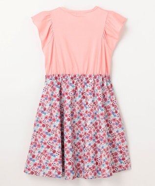 組曲 KIDS 【150-160㎝】サマーフラワー ワンピース ピンク