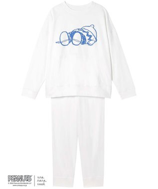 MADE WITH PEANUTS 【綿100％】やわらか裏毛パジャマ