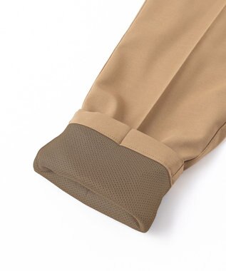 UNFILO MENS ウールライク テーパードパンツ ブラウン