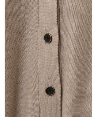 CRAFT STANDARD BOUTIQUE アウトリンキングニットカーディガン Gray Beige
