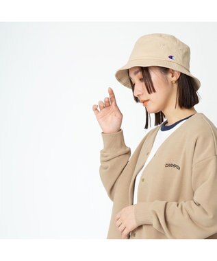 林八百吉商店 Champion バケットハット ベージュ
