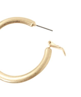 AMERICAN HOLIC マットフープピアス Gold