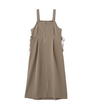 CRAFT STANDARD BOUTIQUE サイドギャザージャンパースカ－ト Gray Beige