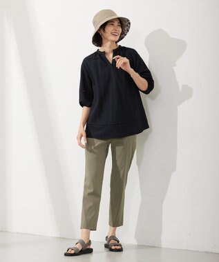 J.PRESS LADIES 【洗える・畳める】 LIBERTY リネン ハット ベージュ系