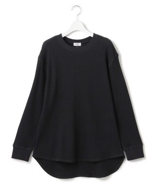 J.PRESS YORK STREET 【WOMEN】サーマルラウンドヘム ロングスリーブTシャツ