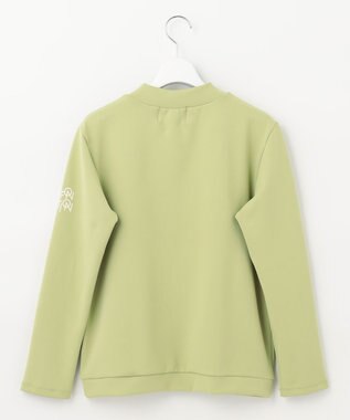 23区GOLF カラバリ豊富な8色展開【23Fondation/WOMEN】長袖 モックネックシャツ ライトグリーン系