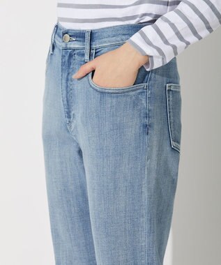 自由区 【WE WANT/接触冷感】USUKARU  ストレートデニム ダルブルー系