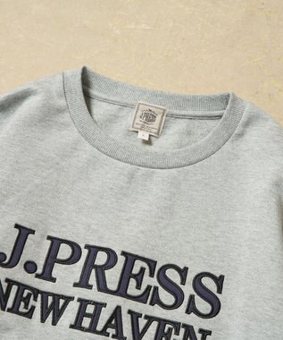 J.PRESS MEN インレージャージロゴ トレーナー ライトグレー系