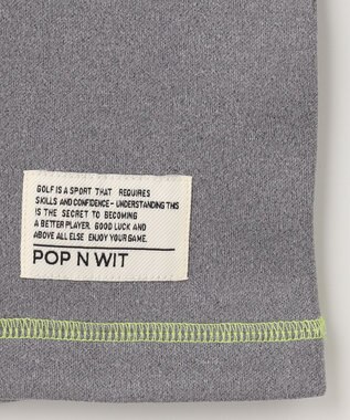 PW CIRCULUS 【裏起毛/防寒】【MEN】ステッチポイント モックネック グレー系