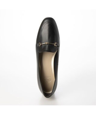 Riz raffinee <Riz raffinee>ヒールアップスクエアローファー ブラック