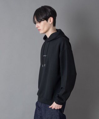 WEGO 【ユニセックス着用ITEM】ワンポイントプルパーカー ブラック