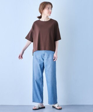 ANY 【洗濯機可能/ストレッチ】カーブラインジーンズ フェードインディゴ