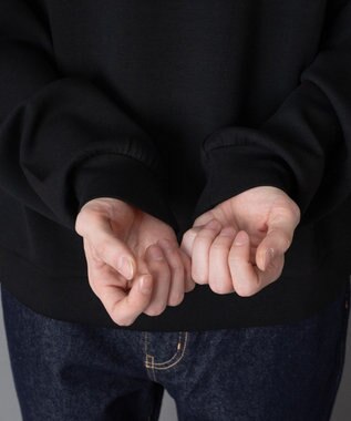 WEGO 【ユニセックス着用ITEM】ワンポイントプルパーカー ブラック