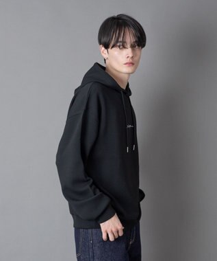 WEGO 【ユニセックス着用ITEM】ワンポイントプルパーカー ブラック