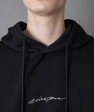 WEGO 【ユニセックス着用ITEM】ワンポイントプルパーカー ブラック