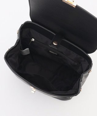 LA BAGAGERIE フロント金具デイリーリュック ブラック