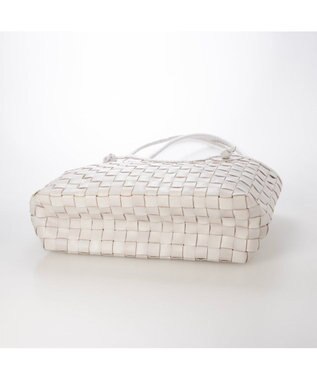 UNBILLION ピークスピーク PEAKS PEAK / 牛革レザーメッシュトートL アイボリー