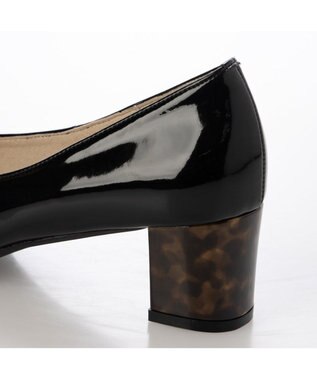 MODE ET JACOMO <MODE ET JACOMO>ポインテッドトゥプレーンパンプス ブラックエナメル