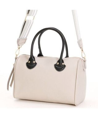 UNBILLION perche / 牛革オイル2wayテープショルダーS グレーブラック