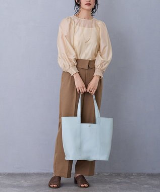 MioFIRANO DOOR J002 トートバッグ  A4サイズ対応 LIGHT BLUE