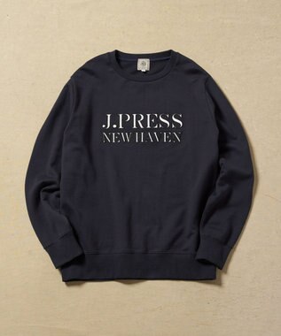 J.PRESS MEN インレージャージロゴ トレーナー ライトグレー系