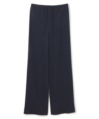BEIGE， 【洗える】FLEUR / ウエストゴムイージーワイドパンツ Navy