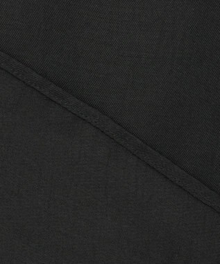 ICB 【洗える】シアーツイルワッシャー ロングシャツ ブラック系