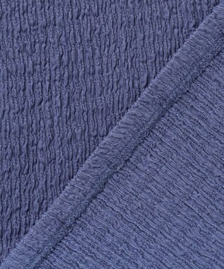 ANY L フクレジャージチュニック ブルー