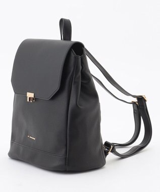 LA BAGAGERIE フロント金具デイリーリュック ブラック