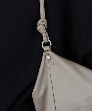 russet 【2025AW新作】クラウズナイロン ラウンド2WAYショルダーバッグ(CE-1621) Gray