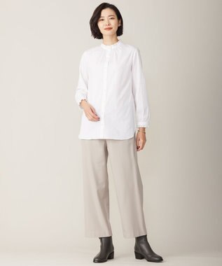 洗える】BEZ ストライプ フリルネック ブラウス / J.PRESS LADIES | ファッション通販 【公式通販】オンワード・クローゼット