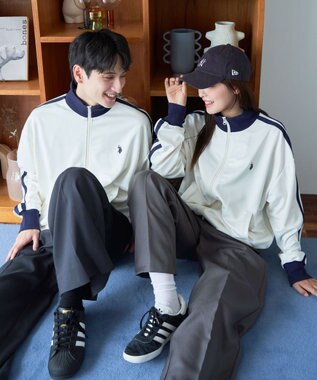 WEGO 【ユニセックス着用ITEM/追加カラー】U.S. POLO ASSN.ライントラックジャケット オフホワイト