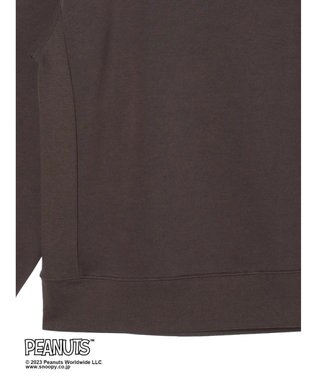 CRAFT STANDARD BOUTIQUE ＰＥＡＮＵＴＳ裏起毛スウェットクルー Charcoal Gray