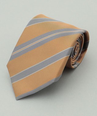 【日本製】西陣ネクタイ_ベージュ・ブラウン系