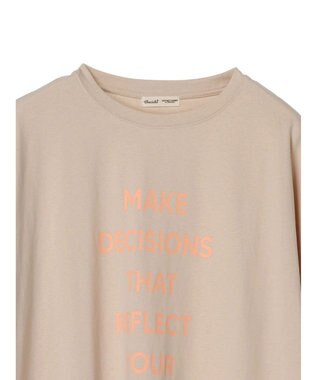 CRAFT STANDARD BOUTIQUE シルケット天竺　ロゴＰＴ　ＢＩＧ　Ｔｅｅ　Ｓ／Ｓ Gray Beige