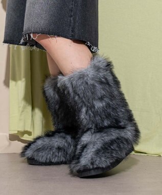 WEGO モンスターファーブーツ グレー