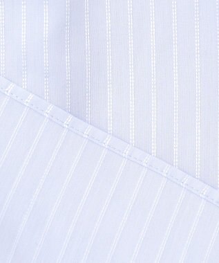 J.PRESS LADIES L 【洗える】RITZ ドビーストライプ ボウタイ ブラウス サックスブルー系1